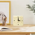 thumbnail image 4 of TIMIFIS Plastic Small Clock, Small Clock Decorative Ornaments Desktop Clock Living Room Modern Easy Tabletop Desktop Clock Home Decoration Batteries Are Not Included Home Decor, 4 of 6
