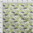 thumbnail image 2 of oneOone Cotton Cambric Fabric Leaves & Floral Ikat Print Fabric BTY 56 Inch Wide, 2 of 4