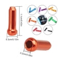 thumbnail image 2 of maskred Pack of 50 Brake Wires Aluminum Alloy Tail Caps Replacement Derailleur Shifter Cable Protector Ends Cycling Accessory Mixed Color 1Set, 2 of 6