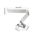 thumbnail image 2 of Uxcell 8x5mm Kayak Paddle Snaps Hollow Button Single Pin Lock Tube Spring Clips for Tent Pole, 8 Pack, 2 of 6