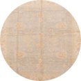 thumbnail image 1 of Ahgly Company Tapis d'Intérieur Ronds Abstraits Bruns Abstraits pour Aire, 6 Pieds Rond, 1 of 6