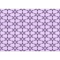 thumbnail image 1 of Ahgly Company Tapis d'Intérieur Rectangulaire Transitionnel Lavable à la Machine, Motif Fleur Violet Violet, 4 Pieds x 6 Pieds, 1 of 7