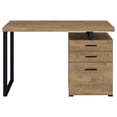 thumbnail image 3 of Coaster Brennan Engineered Wood 47-inch 3-drawer Office Computer Desk in Brown, 3 of 11
