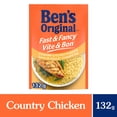 thumbnail image 1 of BEN'S ORIGINAL FAST & FANCY Country Chicken Flavour Rice, 132g Pouch, 1 of 7