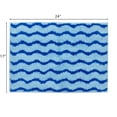 thumbnail image 3 of Mainstays Kids Shark Collection Wave Non-Slip Bath Mat, 17" x 24", 3 of 5
