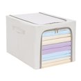 thumbnail image 1 of Clothes Stackable Storage Bins Visible Organizer Storage Containers for Comforters Bedding and Toys, 1 of 2