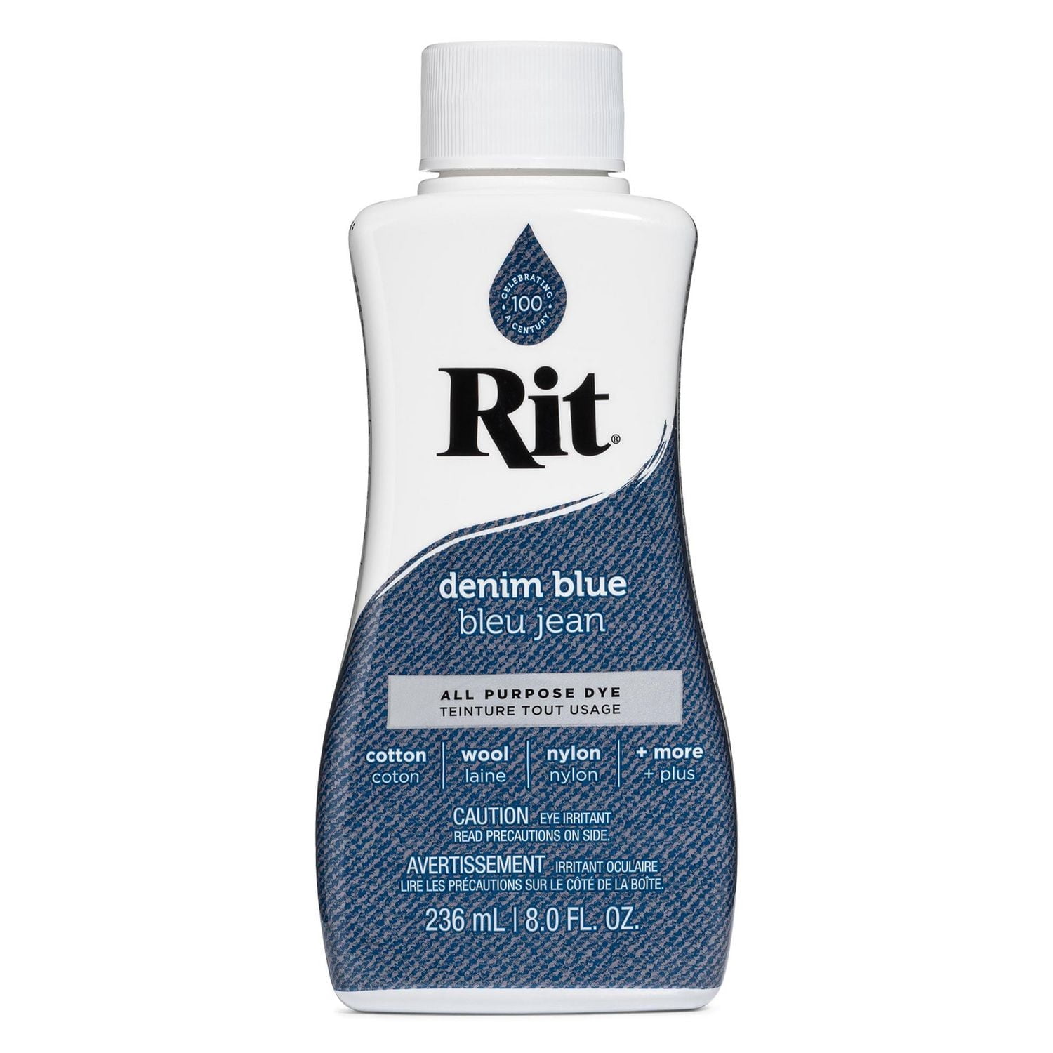 RIT All Purpose Liquid Dye, Denim bleu, 236 mL (8 oz)