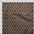 thumbnail image 4 of oneOone Velvet Brown Fabric Abstract Dress Material Fabric Print Fabric By The Yard 58 Inch Wide, 4 of 4