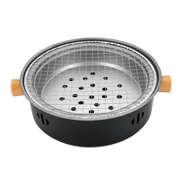 Gril Barbecue Portatif en Fer pour l'Extérieur avec Chauffage Rapide, Nettoyage Facile et Caractéristiques de Sécurité