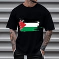 thumbnail image 5 of T-Shirts à Col Rond pour Hommes Séchage Rapide Imprimé Polyester, Coupe 3D Col Rond Haut Athlétique pour Gym, Course, Cyclisme & Décontracté, 5 of 5