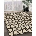 thumbnail image 3 of Ahgly Company Machine Washable Indoor Square Transitional Chocolate Brown Area Rugs, 8' Square, 3 of 7