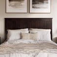 thumbnail image 2 of Nantucket Queen Wood Panel Headboard in Espresso, 2 of 8