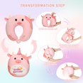 thumbnail image 3 of NUKBIL Kids Travel Pillow (Pink Cow), 3 of 7