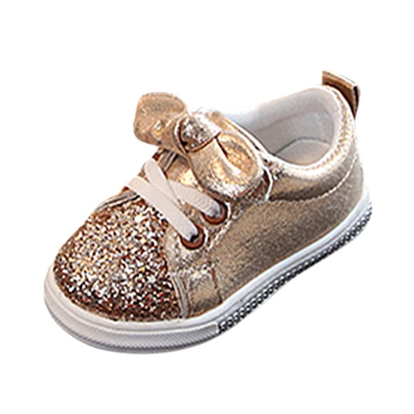 Splozh Infant Baby Boys Girls Walking Shoes Children Baby Girls Boys Fashion Bowknot Run Sport Sneakers Shoes Walking Shoes Outfit ,2-2.5 Years