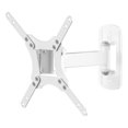 thumbnail image 1 of AVF MRL23W-A 2.09 in. Single Head Extendable Tilt & Turn Monitor Wall Mount - White, 1 of 5