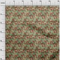 thumbnail image 3 of oneOone Polyester Spandex Orange Fabric Abstract Floral Sewing Material Print Fabric By The Yard 56 Inch Wide-1ra, 3 of 5