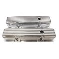 thumbnail image 4 of RPC Racing Power Company R6181 Couvercle de Valve pour Utilisation avec Moteurs Chevy à Petit Bloc de 1958-1987; Hauteur 3-11/16 Pouces; 4 Trous de Boulons; avec Trou de Remplissage d'Huile; avec Baffles; Entièrement Ailé; Aluminium; Ensemble de 2, 4 of 4