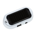 thumbnail image 1 of Car Solar-Powered Dummy Alarm Light | Red Blue LED Security Flicker | Solar USB Rechargeable Anti-Theft Simulator | Vehicle Safety Theft Deterrent Alarm System, 1 of 4