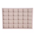 thumbnail image 3 of lionlar 30 Grid Velvet s Jewelry Display Tray Organizer Holder Storage Case Showcase 30 Compartment, 3 of 8
