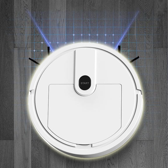 3-in-1 Intelligent Vacuum Cleaner, 6.3x6.3x2.1 in, Robotic Sweeping and Mopping, USB Rechargeable, Automatic Obstacle Avoidance for Home