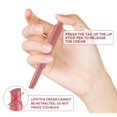 thumbnail image 3 of SIfdSeng Encre à Lèvres Nude Gelée Rouge à Lèvres Stylo Lèvres Hydratant et Hydratant Rouge à Lèvres avec Couleur de Lèvres Hydratante Visage pour Réduire les Ridules des Lèvres Teinte de Lèvres Coréenne, 3 of 4