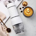 thumbnail image 4 of GROWTH TANK Machine à Espresso Portable 120 ml Compatible avec Capsules et Café Moulu Manuel Blanc, 4 of 9