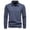 Blue, variant on Ketyyh-chn99 Polo Shirts for Men 2024 Big and Tall Shirts Men's Polo Shirt Long Sleeve Casual Slim-fit Basic Cotton Shirts Knit Quarter Zip Polo Shirts Fall Clothes Blue,L