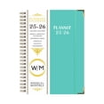 thumbnail image 1 of 2025-2026 A5 English Academic Planner with Monthly Calendar, Double Coil Binding, Inner Pocket & Divider Pages - Student Professional Organizer Notebook for School Office Home - 18 Month Schedule Book, 1 of 7