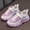 N-Purple, variant on Rinsvye Four Seasons Children Sneakers Toddler Walking Shoes Girls Flat Thick Bottom Shoe Kid Non Slip Lightweight Mesh Upper Breathable Comfortable Lace Up Hook Loop Solid Color Casual Style