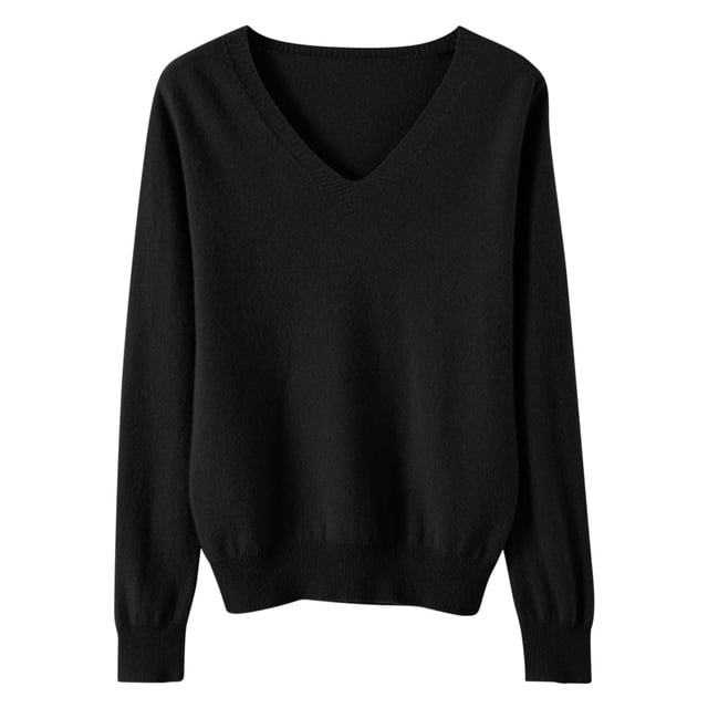 Timegard Womens Sweaters V Neck Knit Pullover Fall Winter Casual Fitting Comfy Long Sleeve Bottom Tops