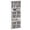 White, variant on HOMCOM Media Storage Cabinet 8-Tier DVD Shelf w/ Adjustable Shelves White