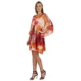 thumbnail image 3 of Bimba Robe Caftan Imprimée Maxi Robe Robe pour Femmes Tenue de Plage Courte Couvre-Maillot, 3 of 7
