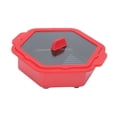 thumbnail image 3 of Elodie Microwave Toaster Sandwich Maker Cookware for Breakfast Restaurant Fried Egg Red, 3 of 8