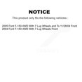 thumbnail image 2 of Kugel Front Wheel Bearing Hub Assembly 70-515047 for Car Ford F-150 4WD, 2 of 11