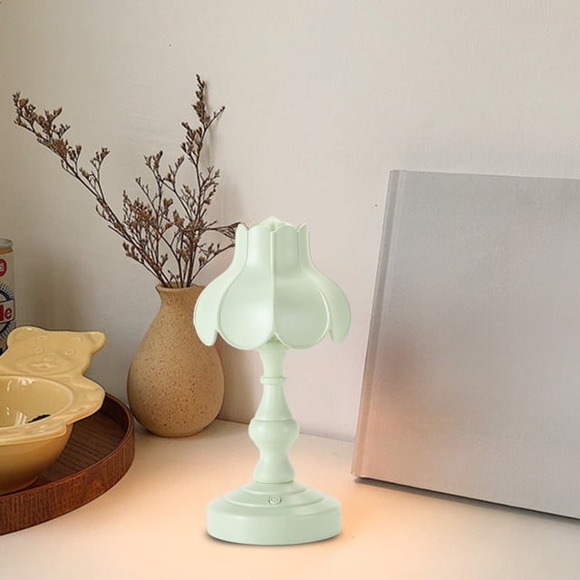 Yhmxh Home Decor,Led Lights,Retro Table Lamp USB Rechargeable Ins Europe And The United States Style Table Lamp Dormitory Mini Bedside Home Bedroom LED Night Light Retro Ornaments