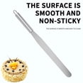 thumbnail image 2 of Fiudx Cake Tools Stainless Steel Cream Spatula Scraper Leveling Knife Stirring Knife Diy Baking Tools, 2 of 7