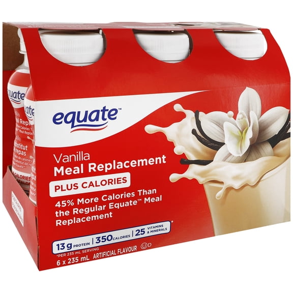Equate Plus de Calories Vanille Substitut de Repas