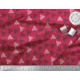 thumbnail image 2 of Soimoi Cotton Voile Fabric Triangle Block Printed Fabric 1 Yard 42 Inch Wide, 2 of 3