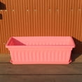 thumbnail image 4 of Window Sill Flower Pot with Holes and Tray for Indoor Outdoor Garden Balcony Vegetable Rectangular Planter, 4 of 4