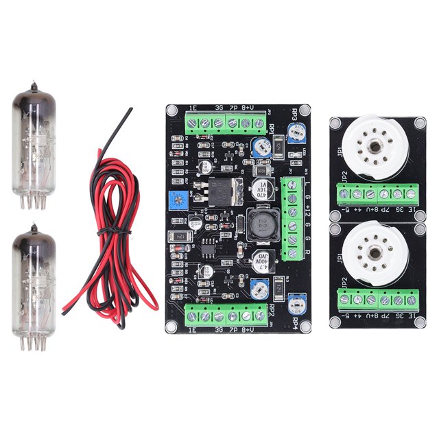 Module d'Entraînement de Carte de Tube à Vide Indicateur de Niveau à Double Canal DC12V Set Kit pour DIY