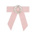 thumbnail image 1 of INSPIRE CHIC Nœud Papillon pour Femmes Accessoires Unisexes Col Épingle Rose, 1 of 4