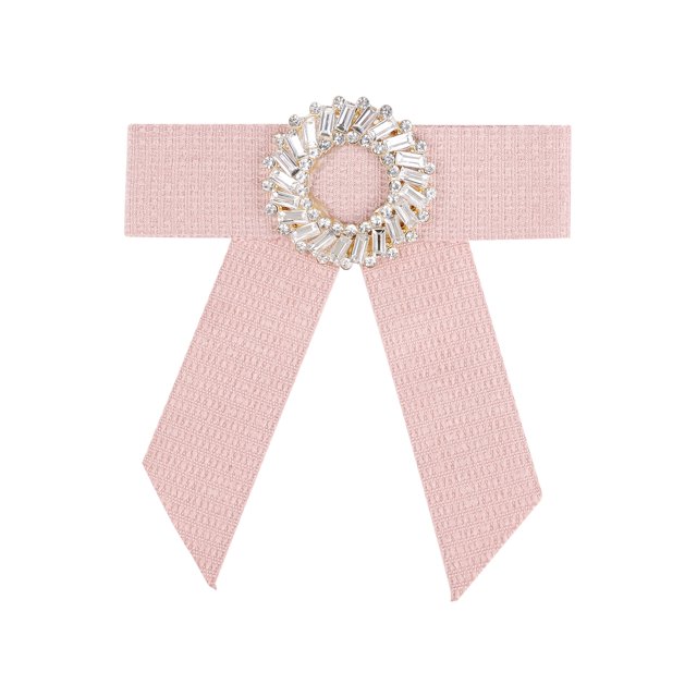 INSPIRE CHIC Nœud Papillon pour Femmes Accessoires Unisexes Col Épingle Rose