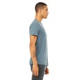 thumbnail image 3 of T-shirt à Manches Courtes Unisexe en Mélange Triblend à Col Ras du Cou Bella, TP, Mélange Denim, 3 of 3