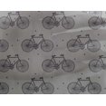 thumbnail image 4 of oneOone Georgette Viscose Fabric Dot & Bicycle Block Printed Craft Fabric BTY 42 Inch Wide, 4 of 4