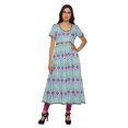 thumbnail image 1 of Moomaya Robe Kurti Longue Indienne Imprimée en Coton Tunique Robes pour Femmes, 1 of 6