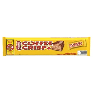 COFFEE CRISP Snack Taille, emballée individuellement, préparée dans une installation canadienne sans arachide