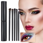 Makeup Brushes Make Up Brush Set Beauty Make Up Tools Eye Shadow Brush Portable Natural Handle Brush Five Piecees Set, Brush for Women