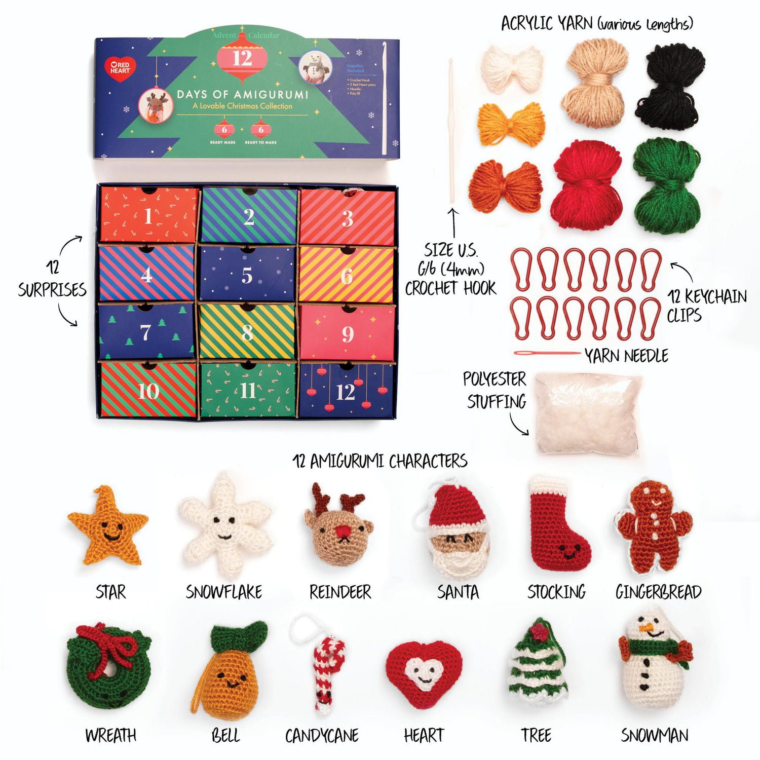 Red Heart Kit calendrier de l'avent