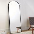thumbnail image 2 of NeuType Pleine Longueur Miroir Arc de Sol Noir 65"x22", 2 of 8