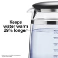 thumbnail image 2 of Hamilton Beach Double Wall 1.7L Electric Kettle, Water Boiler & Heater, Built-In Mesh Filter, Auto-Shutoff & Boil-Dry Protection, Cordless Serving, Variable LED Indicator, Glass (4, 2 of 8